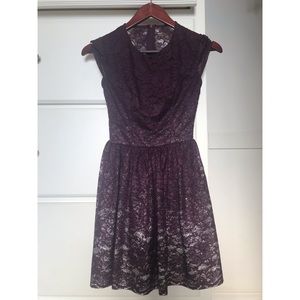 NWOT Purple Glittery Formal Prom/Homecoming Dress